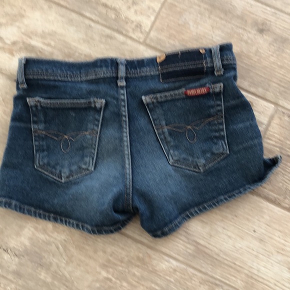 ❤️Paris blues denim Jean size 7 short shorts - Picture 2 of 5